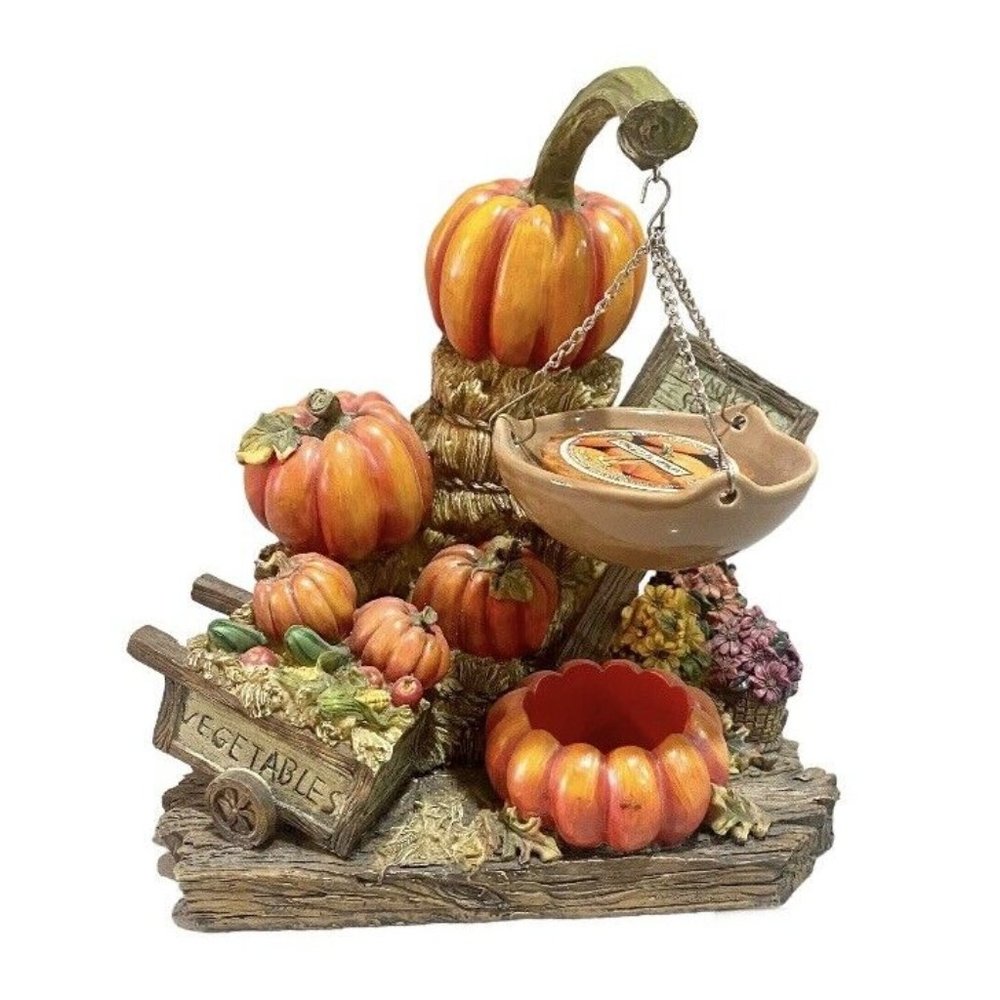 Halloween Yankee Candle Pumpkin Stand Hanging Wax Tart Warmer #1077724 Fall